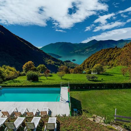 Cozy Chalet At Marone Lake Lombardy With Pool Экстерьер фото